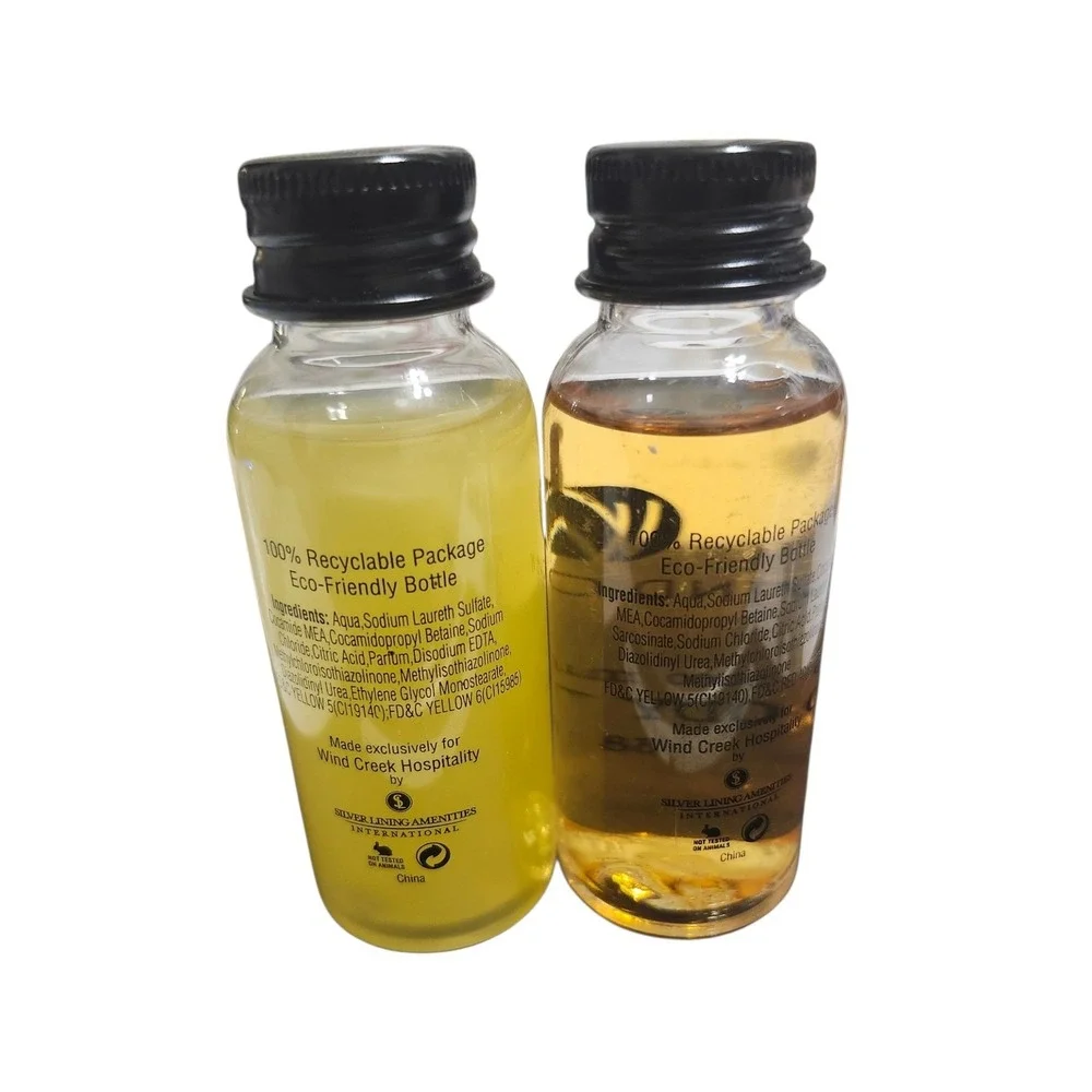 Wind Creek Coco Mango Shampoo & Body Wash Set 38ml Travel Size‎ Hotel Amenities
